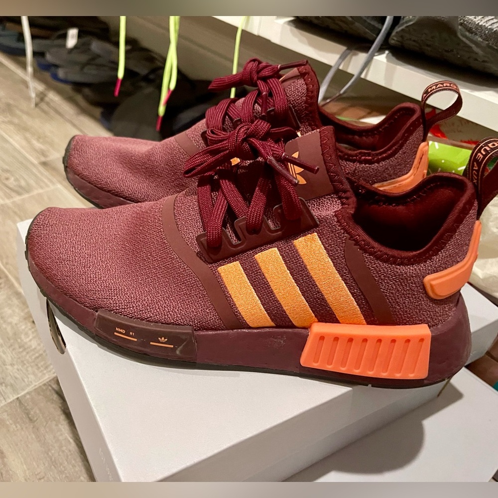 ADIDAS NMD, women’s 7, kids/men 5.5